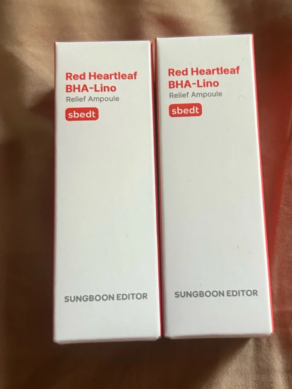 Sungboon Editor Red Heartleaf BHA- Lino Relief Ampoule for Acne